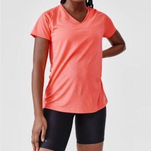 Head Women's Coral V-Neck Athletic Top - Size S